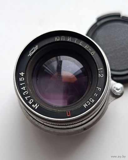 Объектив Юпитер-8 2/50 КМЗ поводковый