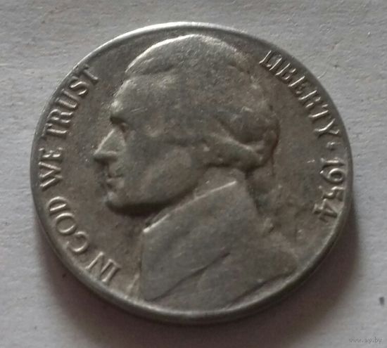 5 центов, США 1954 S