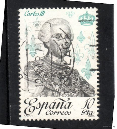 Испания. Ми-2391. Карлос III Серия: Роялти и Монархии.1978.