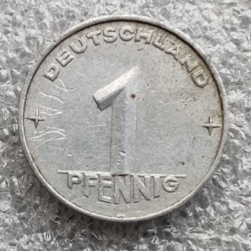 Германия - ГДР 1 пфенниг  1952 г.