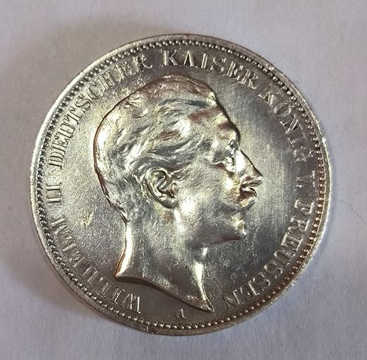 3 марки 1910 Вильгельм