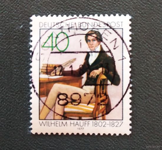 Марка Германия 1977 год Вильгельм Хауфф