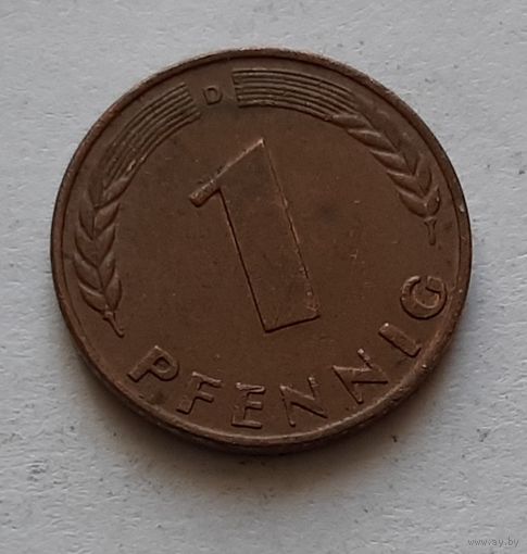 1 пфенниг 1950 г. D. ФРГ