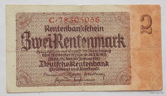 Германия 2 марки 1937