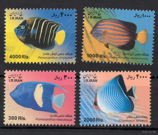 Иран 20011. Рыбы  4 марки (3255-58)