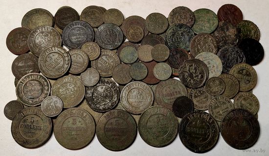 Лот монет РИА. 630 гр. 120 шт