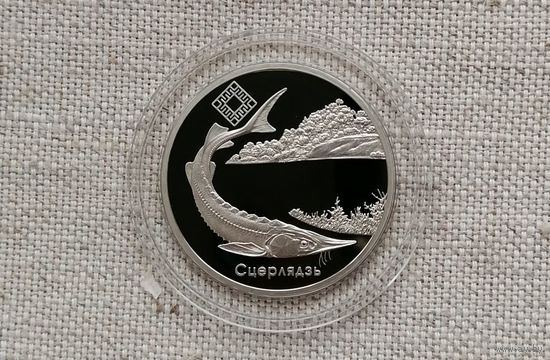 Беларусь 1 рубль, 2007 Юбилейные монеты - Заказники Беларуси - Днепро-Сожский/СЦЕРЛЯДЗЬ