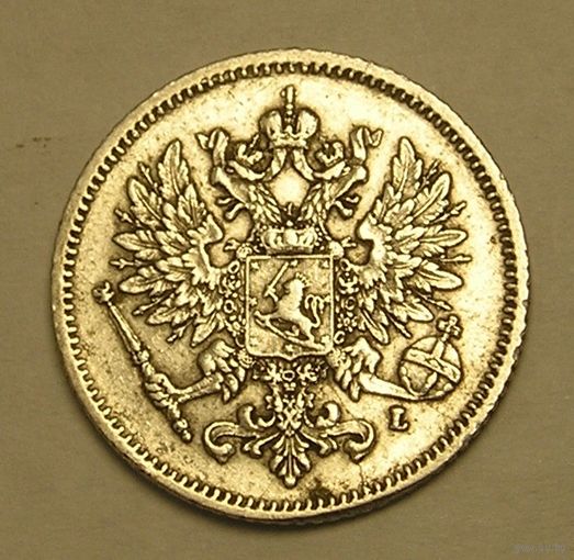 Русс. Финляндия 25 Пенни 1909, Серебро