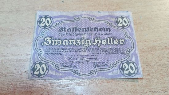 20 геллеров 1920 года 19