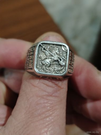 Перстень мужской серебро