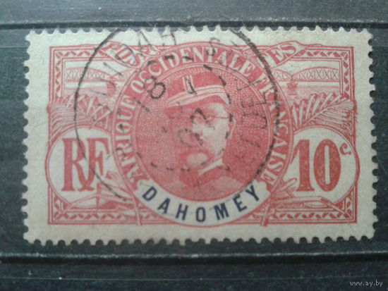 Дагомея 1906 колония Франции Мост, генерал Михель-4,2 евро гаш