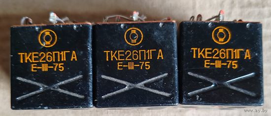 Реле электромагнитное ТКЕ 26 П1ГА  3(три) штуки