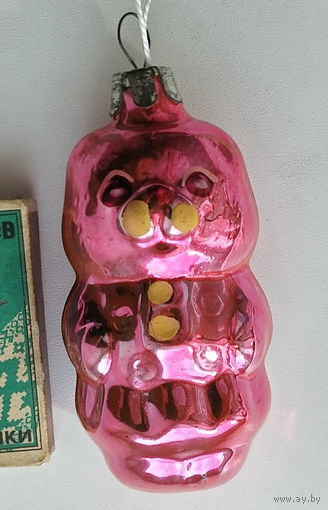 Ёлочная игрушка. Мишка. Х-51.