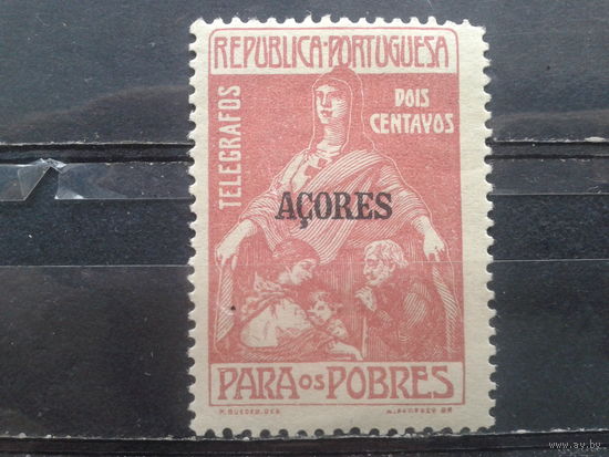 Португалия, Азоры, 1915. Доплатная марка*
