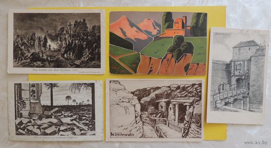 Открытки "Европа", до 1917 г.