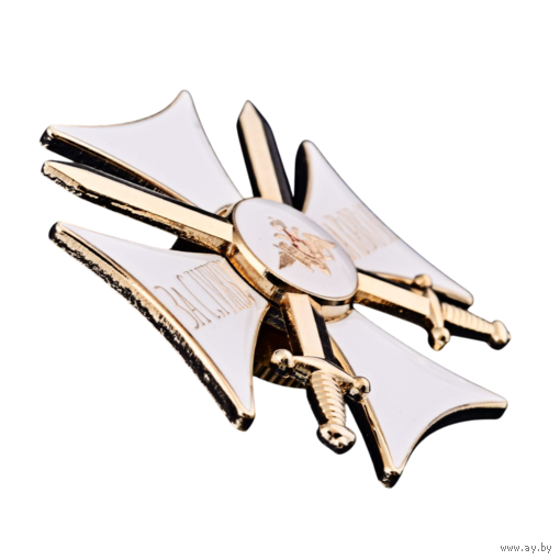 Знак крест За службу на Кавказе (белый)