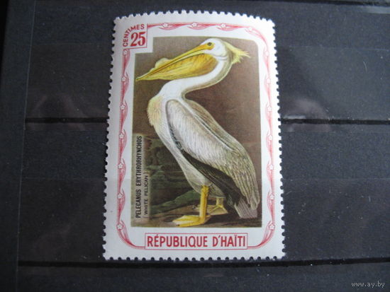 Гаити.  Птицы Адюбон.  1975 г. см. условие.