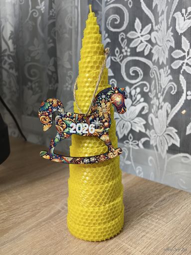 Свеча из натуральной вощины 25,5 см