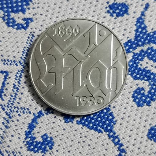 10 марок(1990г)"Первомай-Международной солидарности трудящихся".ГДР.