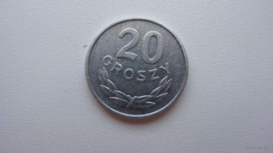 . Польша 20 грошей 1965 ( Состояние СУПЕР )