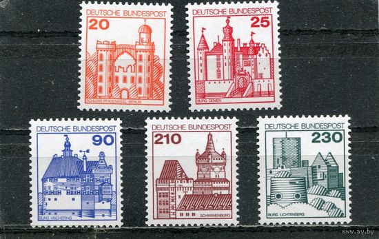 ФРГ. Стандарт. Замки. Вып.2. 1978