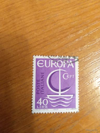 1966 Италия Европа ЦЕПТ корабль парусник флот (2-1)