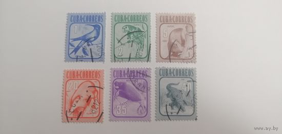 Куба 1981. Фауна. Полная серия