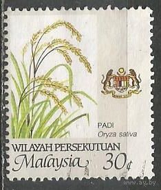 Вилайян Персикотуан. Выращивание риса. 1986г. Mi#21.