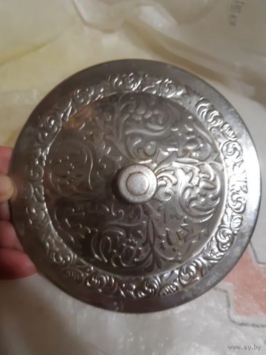 Крышка для сахарницы, мельхиор МНЦ