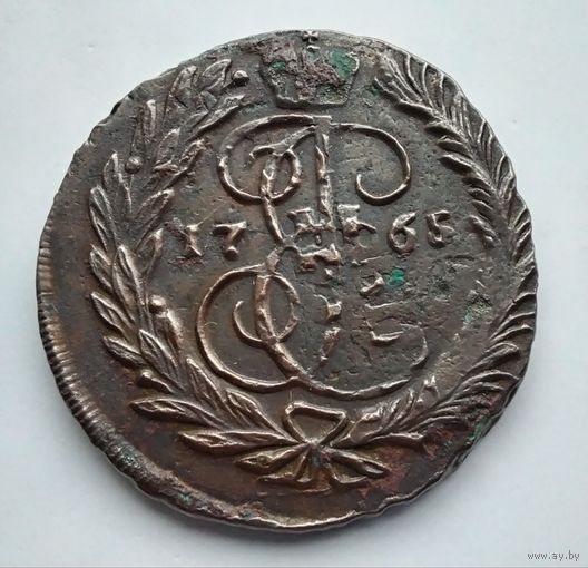 2 копейки 1765 г. ММ. Перечекан.