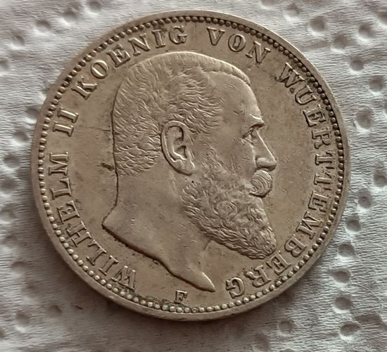 Вюртемберг 3 марки 1912 с блеском