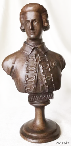Бюст Пётр III Бронза
