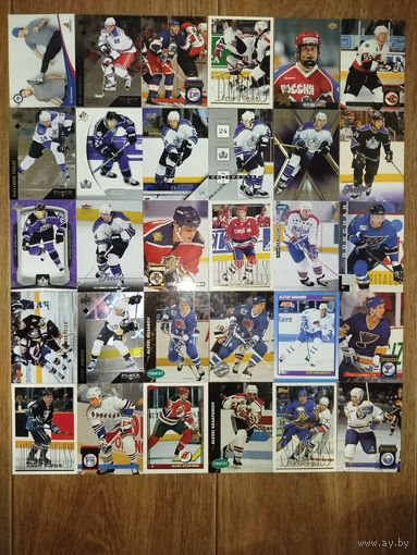 Хоккейные карточки.Хоккеисты бывшего СССР в НХЛ