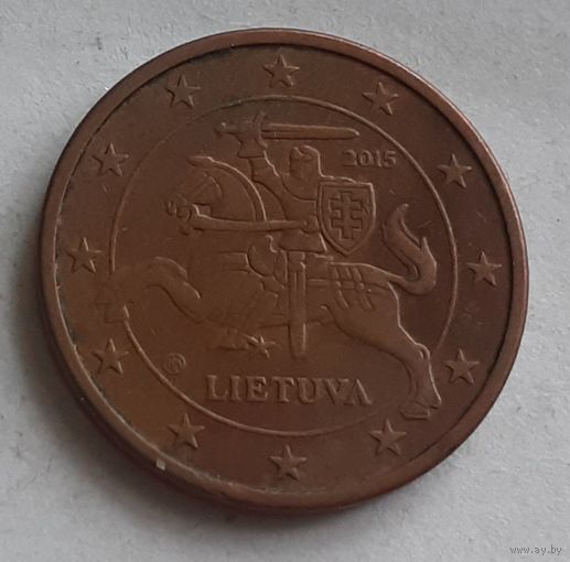 Литва 5 евроцентов, 2015 (3-1-5)