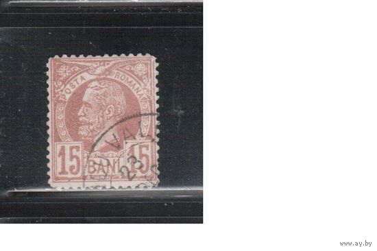 Румыния-1885, (Мих.65) гаш. , Стандарт, Король Карл I,