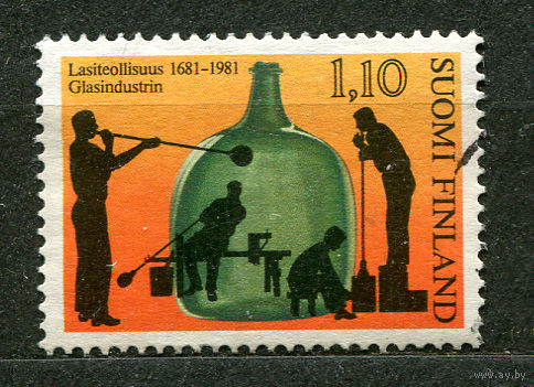 Стеклодувы. Финляндия. 1981. Полная серия 1 марка
