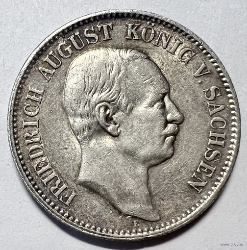 2 марки 1907 Е. Саксония