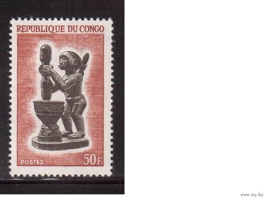Конго-1964,(Мих.48)  **  ,  Стандарт, Скульптура