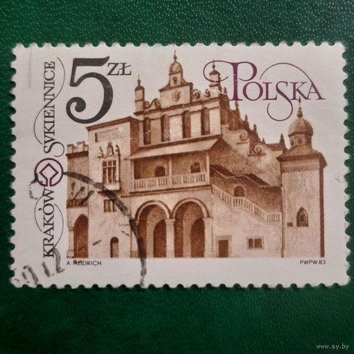 Польша 1983. Архитектура Кракова. Svkiennice