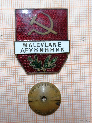 Дружинник Эстонская ССР.