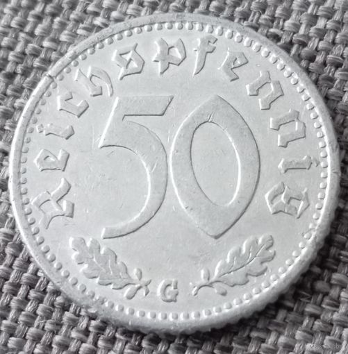 50 рейхспфеннигов 1940 G