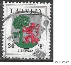 Латвия. Герб г.Лиепая. 1998г. Mi#486.