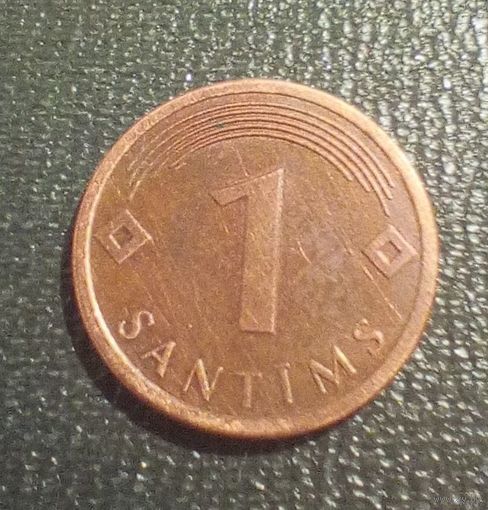 1 сантим Латвия 2008 г.в.