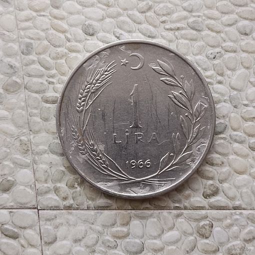 1 лира 1966 года. Турция. Турецкая республика.