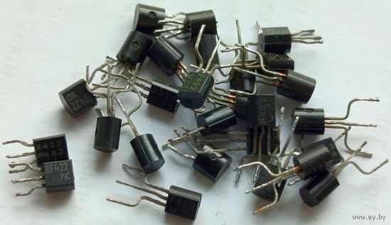 Транзистор BF422 BF423 250/300V 0,05A 60MHz за 1 ШТ