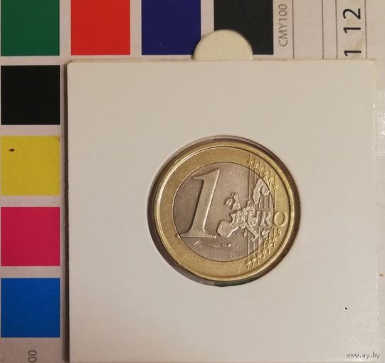 Финляндия 1 евро 2000 в холдере