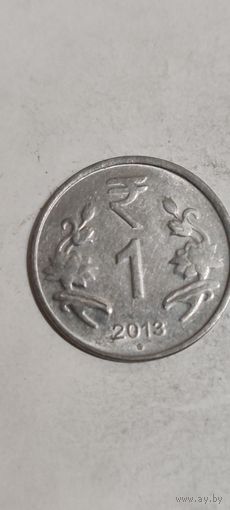 Индия 1 рупе 2013