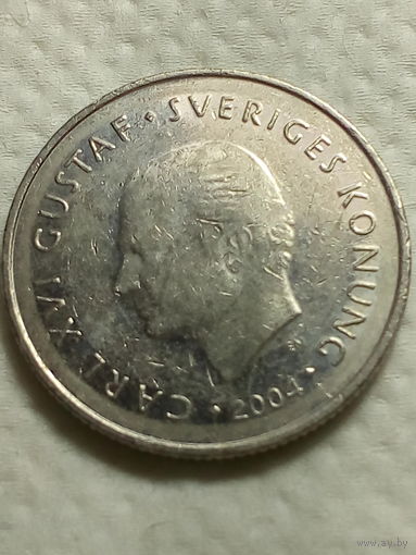 1 крона Швеция 2004 год