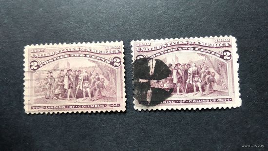 США\а46\1893 КОЛУМБ скотт231- 231А\разновидность\