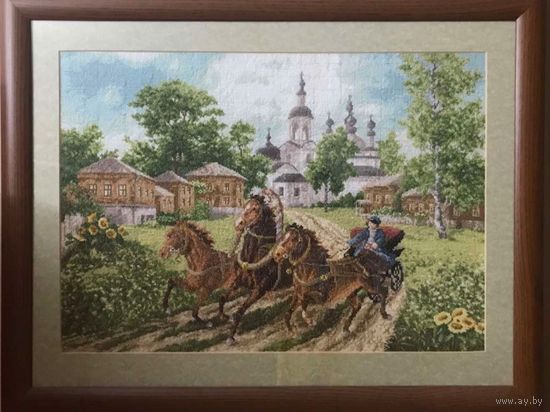 Вышитая картина "Эх, залётные!"